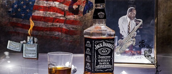 Tradiční Jack Daniels Tennessee whiskey Old No. 7