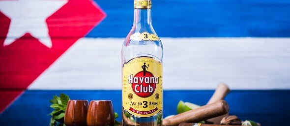 Kubánský rum značky Havana Club