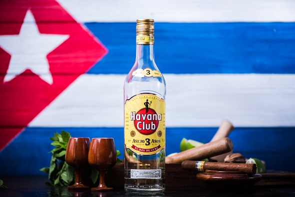 Kubánský rum značky Havana Club