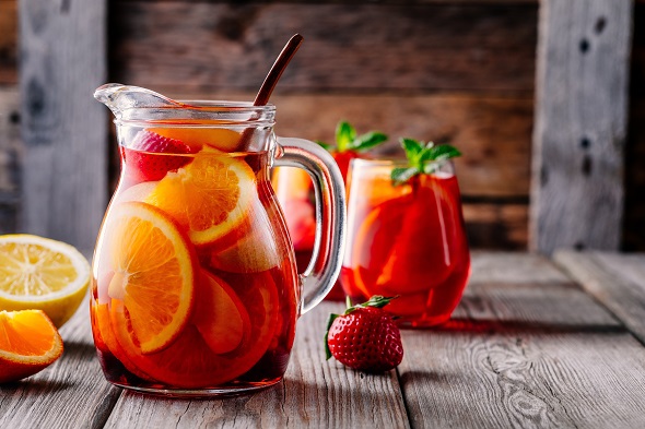 Džbán drinku Sangria