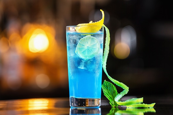 Blue Lagoon koktejl