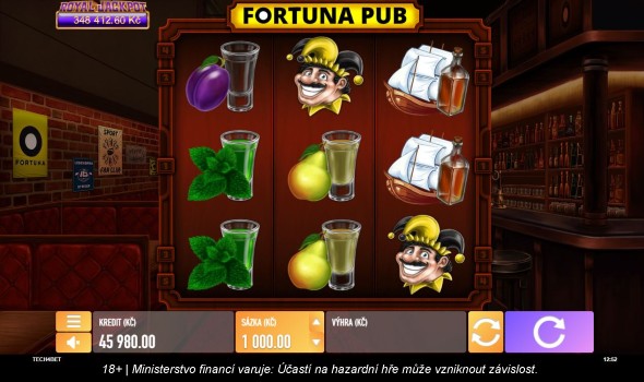 Fortuna Pub: hrací automat pro příznivce dobrého moku
